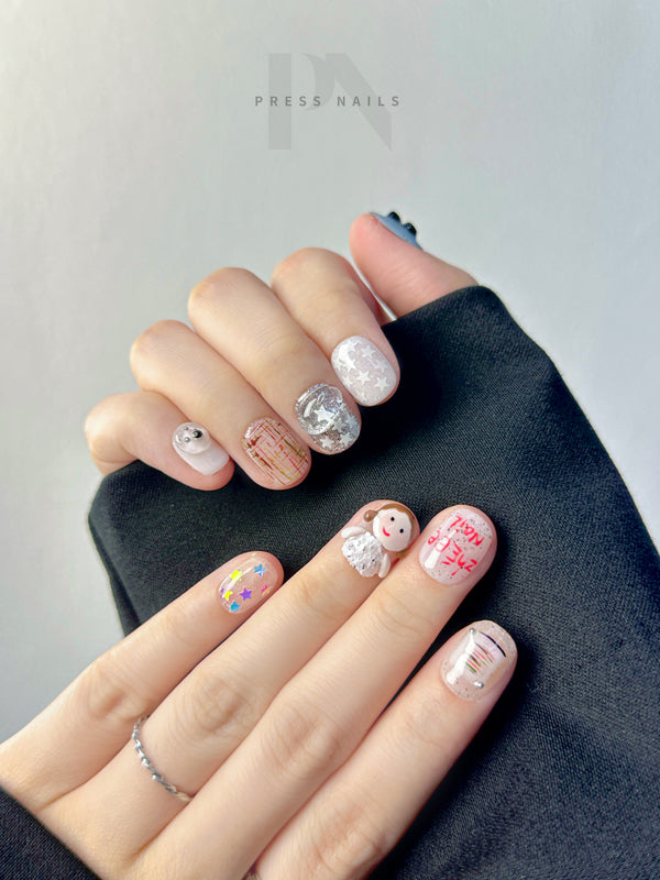 Press-On Nails-Handcrafted